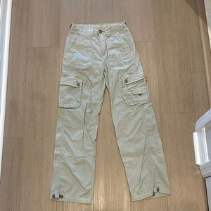 American Eagle Outfitters Women’s Cargo Pants - Light Tan